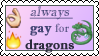 always gay for dragons