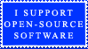 I support open source software